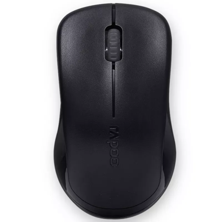 RAPOO 1620 2.4GHZ WIRELESS OPTICAL MOUSE BK
